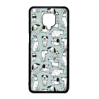 Türkiz aranyos rajzolt kutya mintás Xiaomi tok