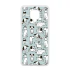 Türkiz aranyos rajzolt kutya mintás Xiaomi tok