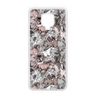 Csodaszép szürke vintage lovas mintás Xiaomi tok