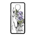 Rajzolt virágos lovas Xiaomi tok