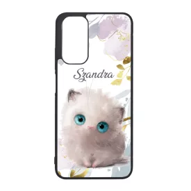   Kérd a neveddel - A nevem Hógolyó Cuki cicus szilikon Xiaomi tok