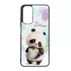 Kérd a neveddel - Kávés Panda szilikon Xiaomi tok