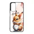 Kérd a neveddel - Szíves pocakú nyuszika szilikon Xiaomi tok