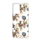 Különleges absztrakt kék virágzás  szilikon Xiaomi tok tok