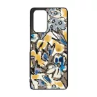 Művészi kék virágzás  szilikon Xiaomi tok tok