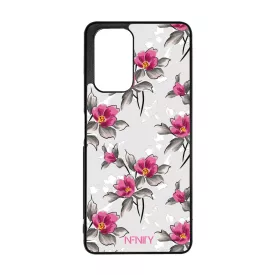 Szépséges pink virágok  szilikon Xiaomi tok tok