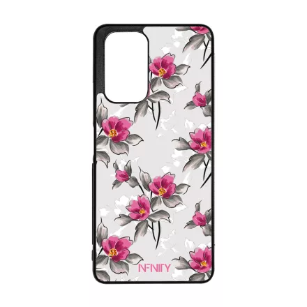 Szépséges pink virágok  szilikon Xiaomi tok tok