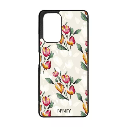 Gyönyörű tulipános Art  szilikon Xiaomi tok tok