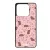 Tündéri rózsaszín virágos capybara Xiaomi szilikon tok