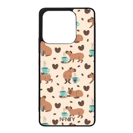 Kávés Capybara Xiaomi szilikon tok