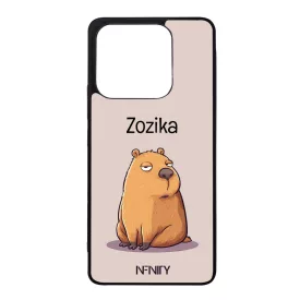 Névvel kérhető - Fáradt pofi capybara Xiaomi szilikon tok