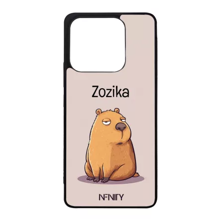 Névvel kérhető - Fáradt pofi capybara Xiaomi szilikon tok