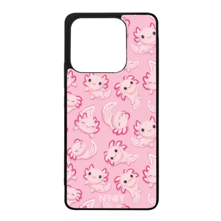 Tündéri rózsaszín Axolotl Xiaomi szilikon tok