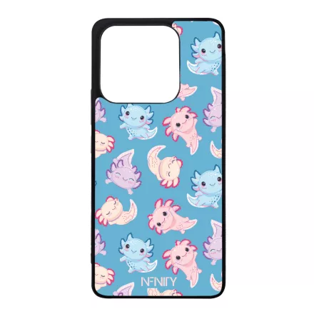Tündéri kék Axolotl Xiaomi szilikon tok
