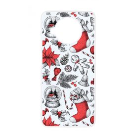 téli karácsonyi mintás textúra Xiaomi Mi 10T Lite tok