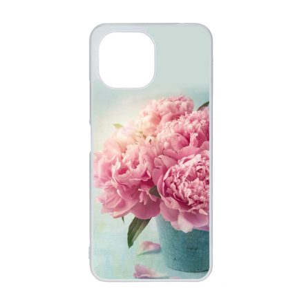 virágos tavaszi vintage rózsaszín rózsás Xiaomi Mi 11 Lite tok