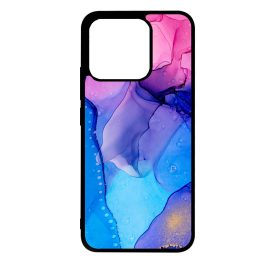 Blue Pink Gradient Ink kek rozsaszin marvanyos Xiaomi Mi 14T Pro tok