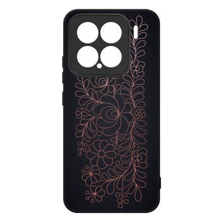 Elegáns Matyó - Rosegold magyar mintás hungarian folk Xiaomi Mi 15 tok