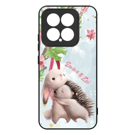 Nyuszi és Süni - Téli mintás Xiaomi Mi 15 tok