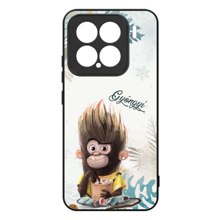 Kávés Maki - Téli mintás Xiaomi Mi 15 tok