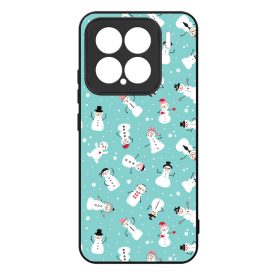 Cuki hóember mintás - Téli mintás Xiaomi Mi 15 tok