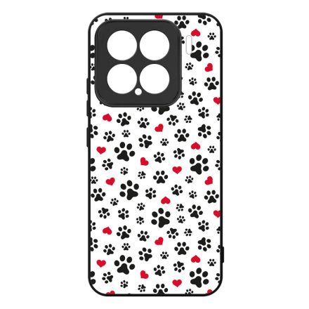 Szívecskés kutya mancs mintás Xiaomi Mi 15 tok