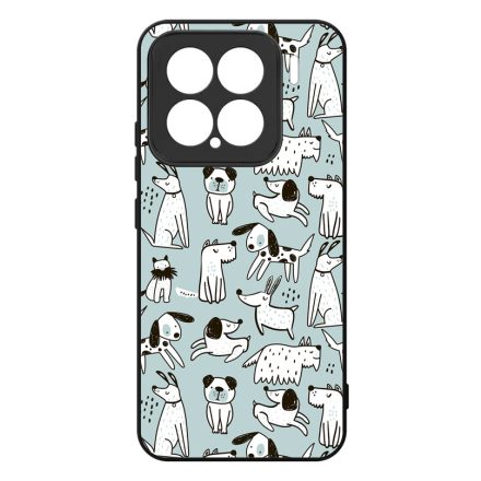 Türkiz aranyos rajzolt kutya mintás Xiaomi Mi 15 tok