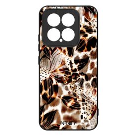 Különleges aranyló virágos zsiráf Xiaomi Mi 15 tok