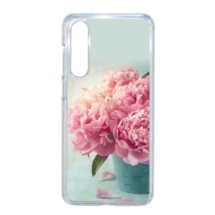 virágos tavaszi vintage rózsaszín rózsás Xiaomi Mi 9 SE átlátszó tok