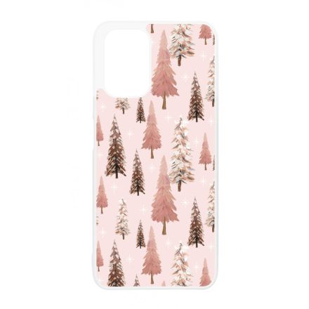 Rózsaszín karácsonyi fenyőfa mintás Xiaomi Poco M5s 4G tok
