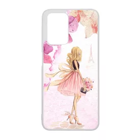 virágos fashion menyasszony párizs paris eiffel torony tavaszi Xiaomi Redmi 10 tok