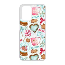 téli karácsonyi csajos mintás Xiaomi Redmi 10 tok