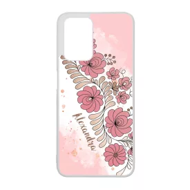 Kérd a neveddel - RoseGold Matyó magyar mintás hungarian folk Xiaomi Redmi 10 tok