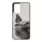 Cica és Pillangó - macskás Xiaomi Redmi 10 tok