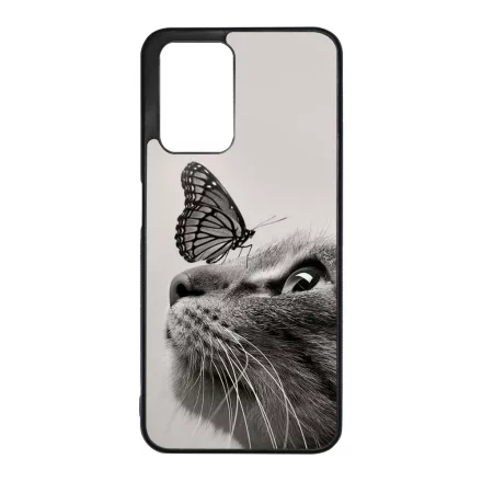 Cica és Pillangó - macskás Xiaomi Redmi 10 tok