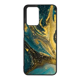 Golden Blue marvanyos marvany mintas Xiaomi Redmi 10 tok