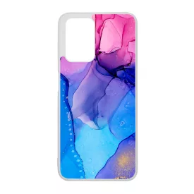 Blue Pink Gradient Ink kek rozsaszin marvanyos Xiaomi Redmi 10 tok
