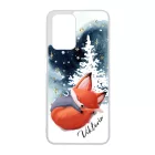 Tündéri róka - Téli mintás Xiaomi Redmi 10 / Redmi 10 (2022) tok