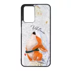 Cuki corgi kutyus - Téli mintás Xiaomi Redmi 10 / Redmi 10 (2022) tok