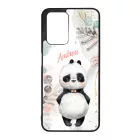 Édes kis Panda - Téli mintás Xiaomi Redmi 10 / Redmi 10 (2022) tok