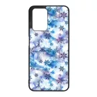 Téli Szépséges Hópihe mintás Xiaomi Redmi 10 / Redmi 10 (2022) tok