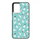 Cuki hóember mintás - Téli mintás Xiaomi Redmi 10 / Redmi 10 (2022) tok