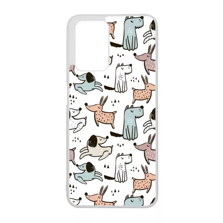 Tündéri rajzolt kutya mintás Xiaomi Redmi 10 / Redmi 10 (2022) tok