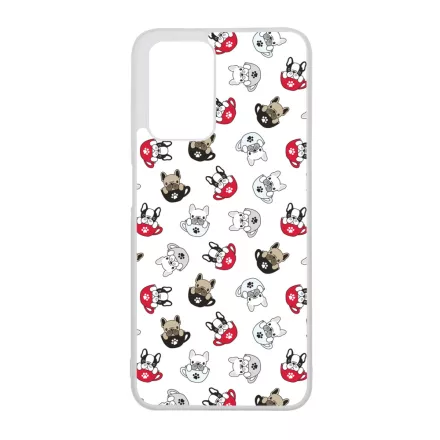 Cuki kávé és kutya mintás Xiaomi Redmi 10 / Redmi 10 (2022) tok