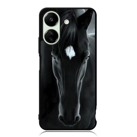 lovas fekete ló Xiaomi Redmi 13C 4G tok