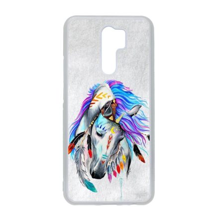 lovas indián ló art művészi native Xiaomi Redmi 9 átlátszó tok