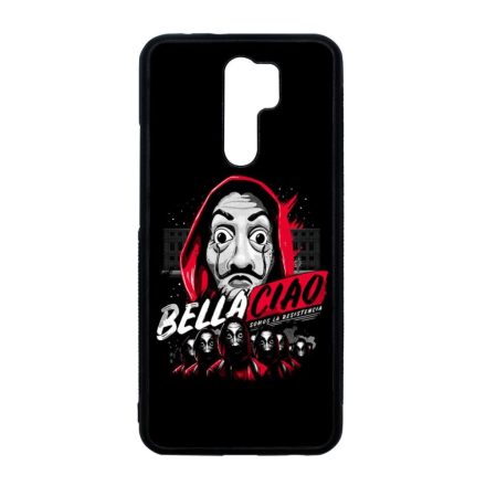 Bella Ciao ART - A Nagy Pénzrablás - la casa de papel Xiaomi Redmi 9 fekete tok