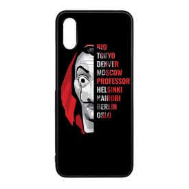 Mask - the Names - A Nagy Pénzrablás - la casa de papel Xiaomi Redmi 9A / Redmi 9AT tok