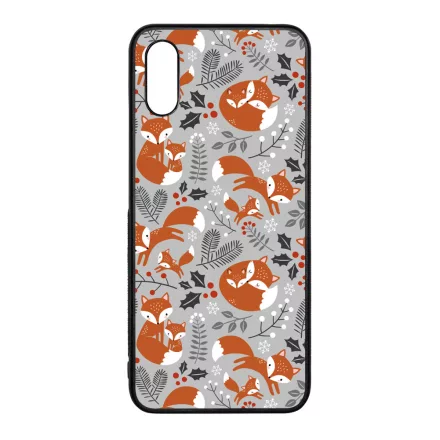 Szépséges téli róka mintás Xiaomi Redmi 9A / Redmi 9AT tok