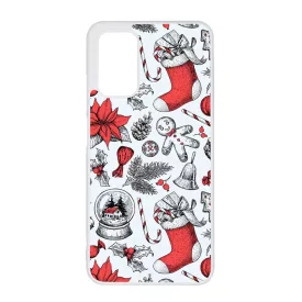 téli karácsonyi mintás textúra Xiaomi Redmi 9T tok